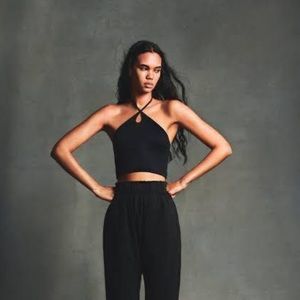 Zara Halter Neck Crop Top